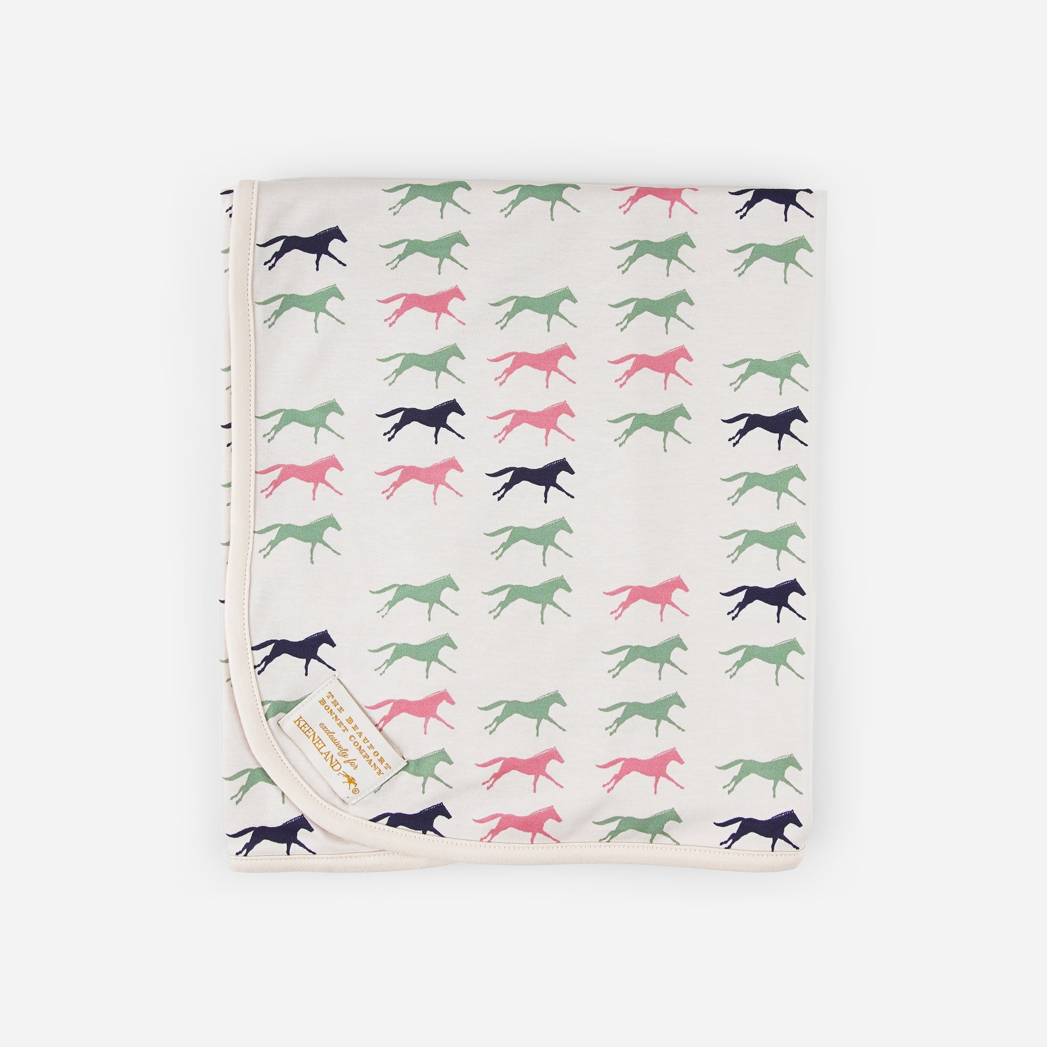 Beaufort Bonnet Keeneland Horsin' Around Buggy Blanket
