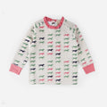 Beaufort Bonnet Keeneland Toddler Horsin' Around Ruffle Cassidy Crewneck
