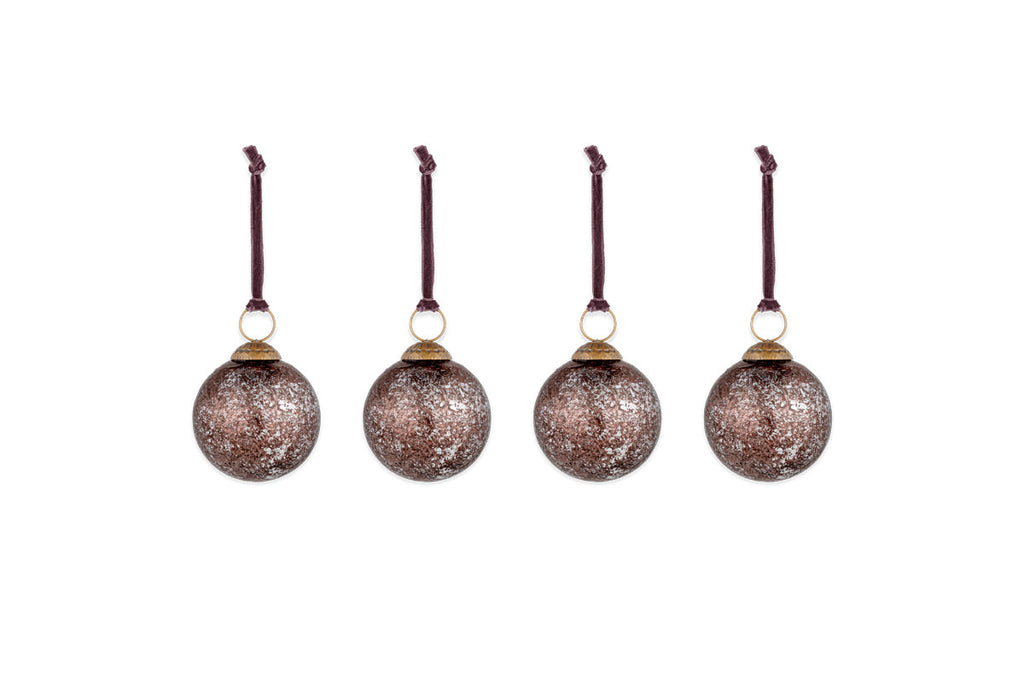 Darya Baubles - Antique Burgundy - (Set of 4)