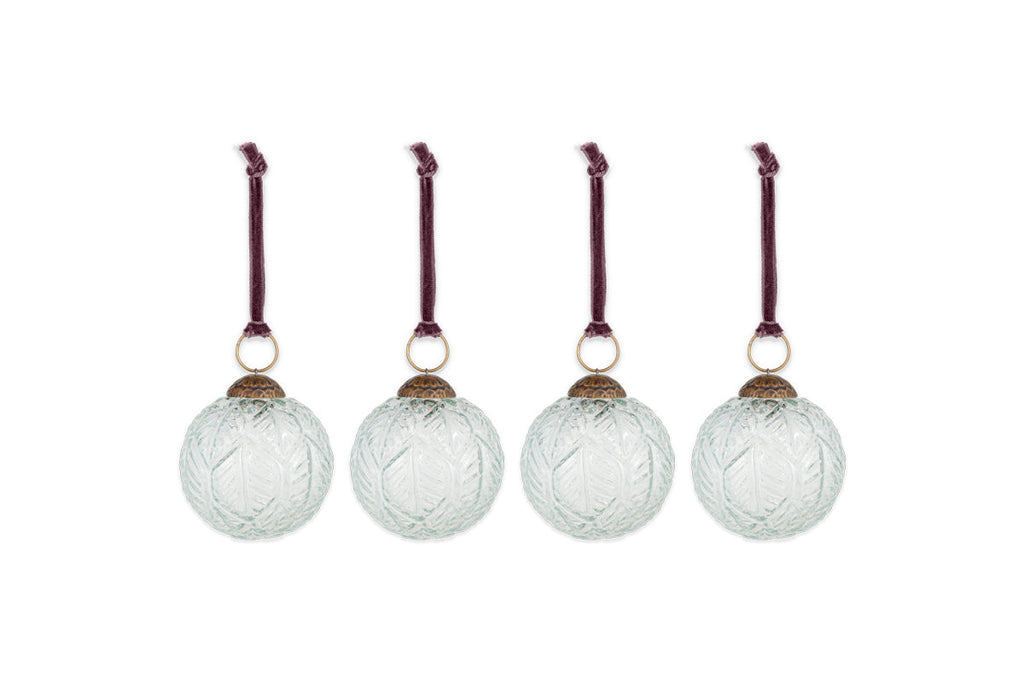 Patta Baubles - Clear - (Set of 4)
