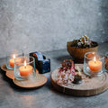 Recycled Glass Candle Holder (set of 2)