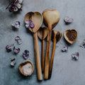 Wild Olive Wood Heart Spoon